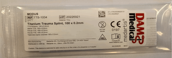 Trauma Splint 100x0.2mm